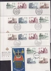 GB Castle High Value Definitives FDC choice 1988 1992 1995 1997 & special pmks