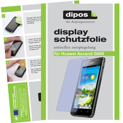 2x Schutzfolie für Huawei Ascend G600 matt Displayschutz Antireflex Passgenau - Bild 1 von 4