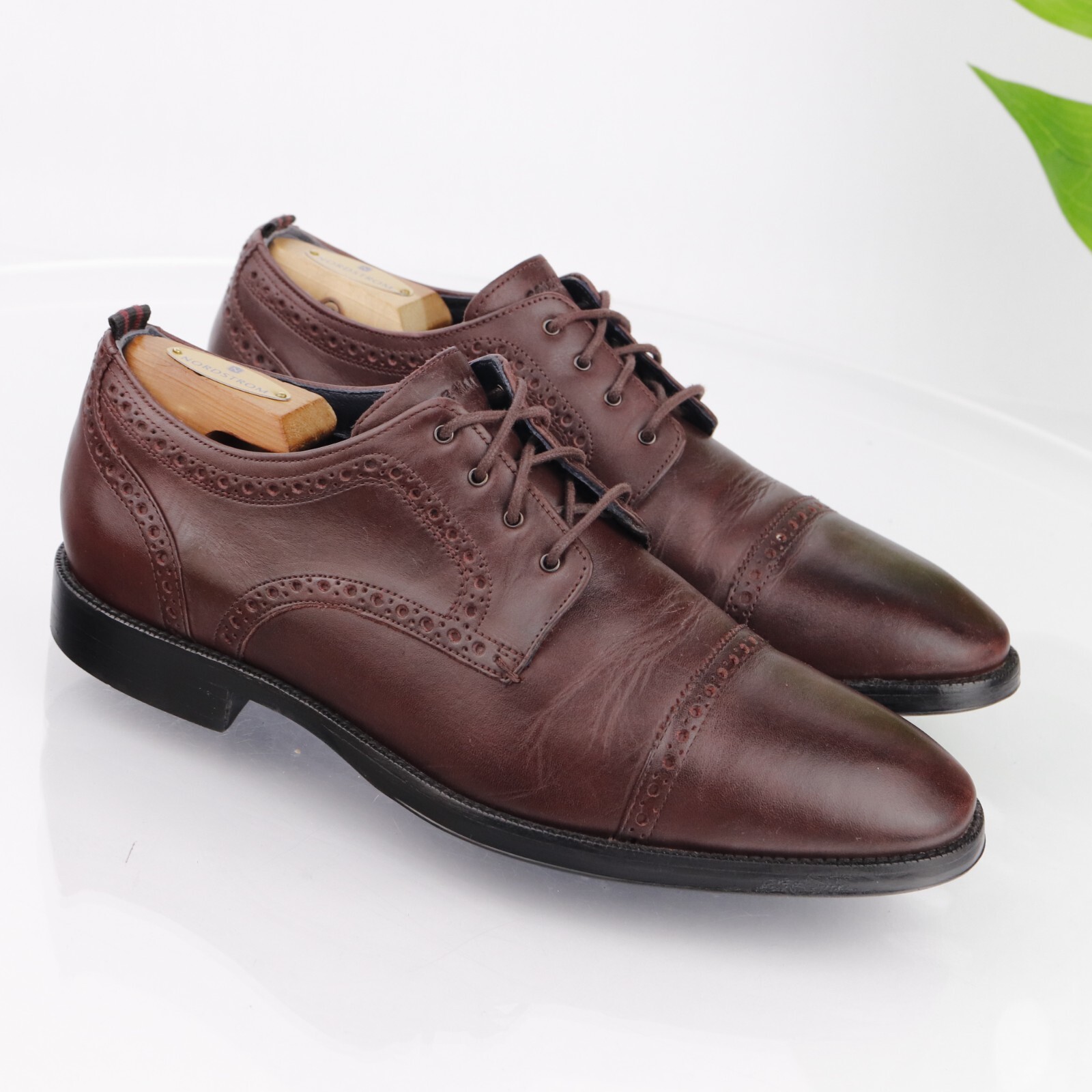 SAOLA Scarpe eleganti Cole Haan da uomo Jefferson Grand 2.0 Oxford taglia 9 5 M pelle bordeaux
