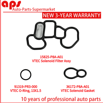 VTEC Solenoid Spool Valve Gasket Kit for V6 Acura CL MDX RL TL TSX