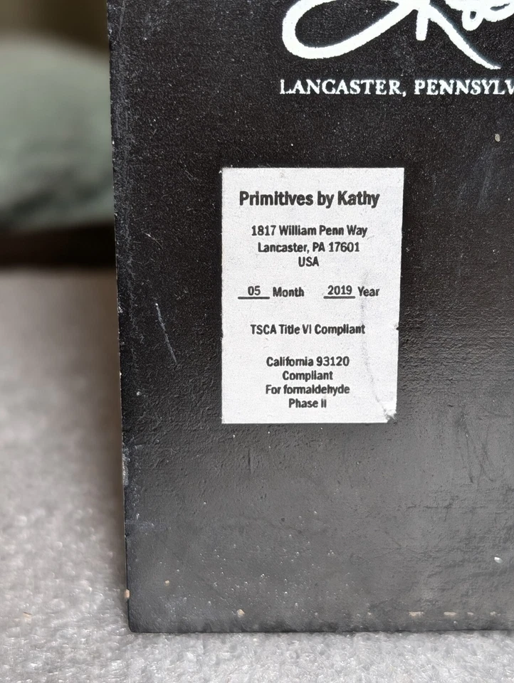 Letrero Cat Queen of Everything Primitives de Kathy Block 6 pulgadas por 3 pulgadas Foto 4 de 4