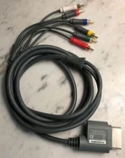 Genuine Microsoft Xbox 360 HD AV TV Component Composite Cable X810972-002