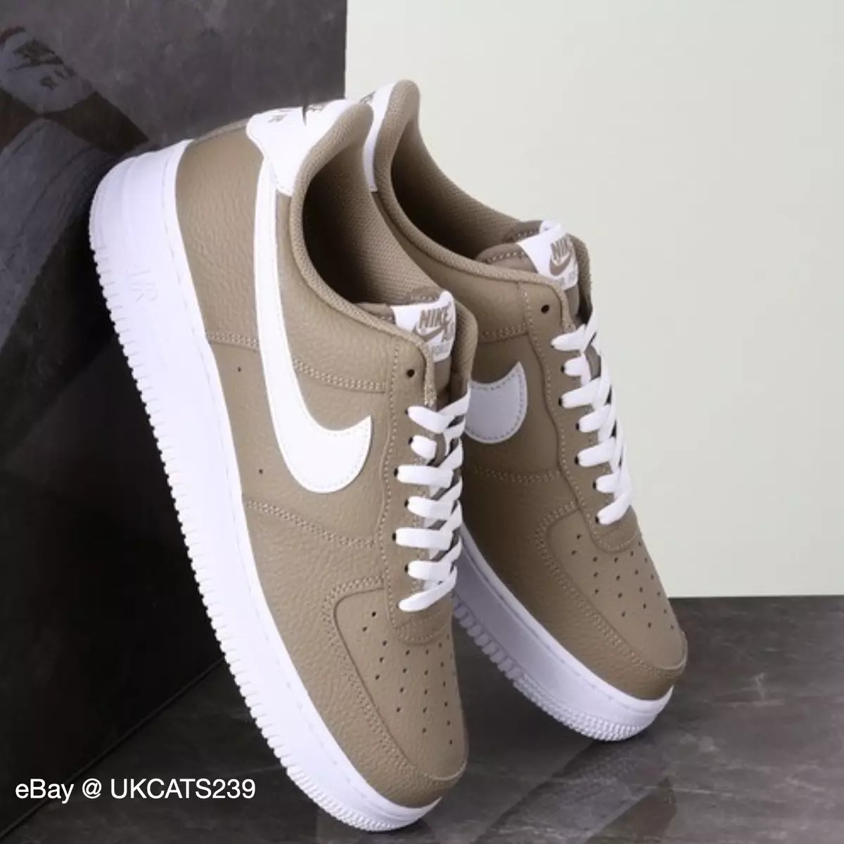 Nike Air Force 1 '07 Shoes Khaki White DV0804-200 Men's Multi Sizes NEW