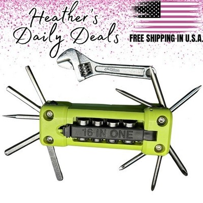 Bicyclist Multi Function Portable Travel Tool Set Kit Sockets Wrench Screwdriver