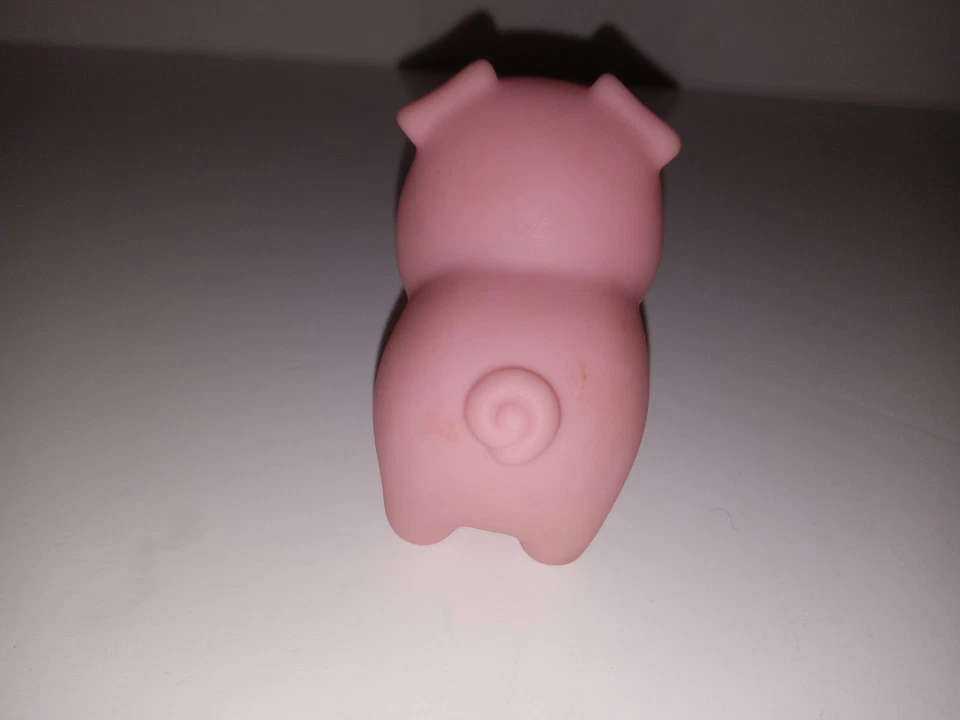 Figura de juguete de baño rosa de cerdo Munchkin 2014 PVC bebé niño juguete apretar Foto 3 de 4