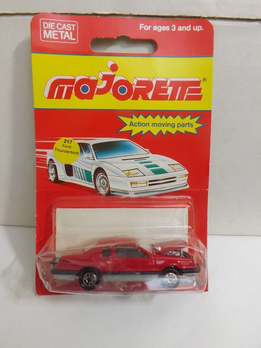 Majorette Action Moving Parts Red Ford Thunderbird No.217 Made In