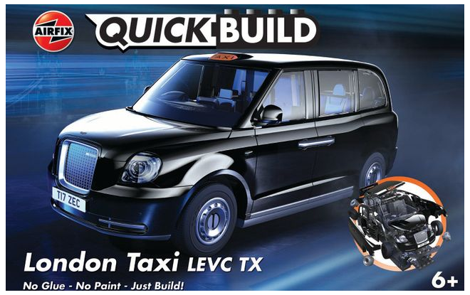 Airfix Quickbuild London Taxi Levc Tx Model Kit 179Mm - Image 8