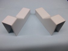 Quest/Premiere Wire Hider Raceway Ceiling Drop Adapter White, lot of 2 FCD-61414