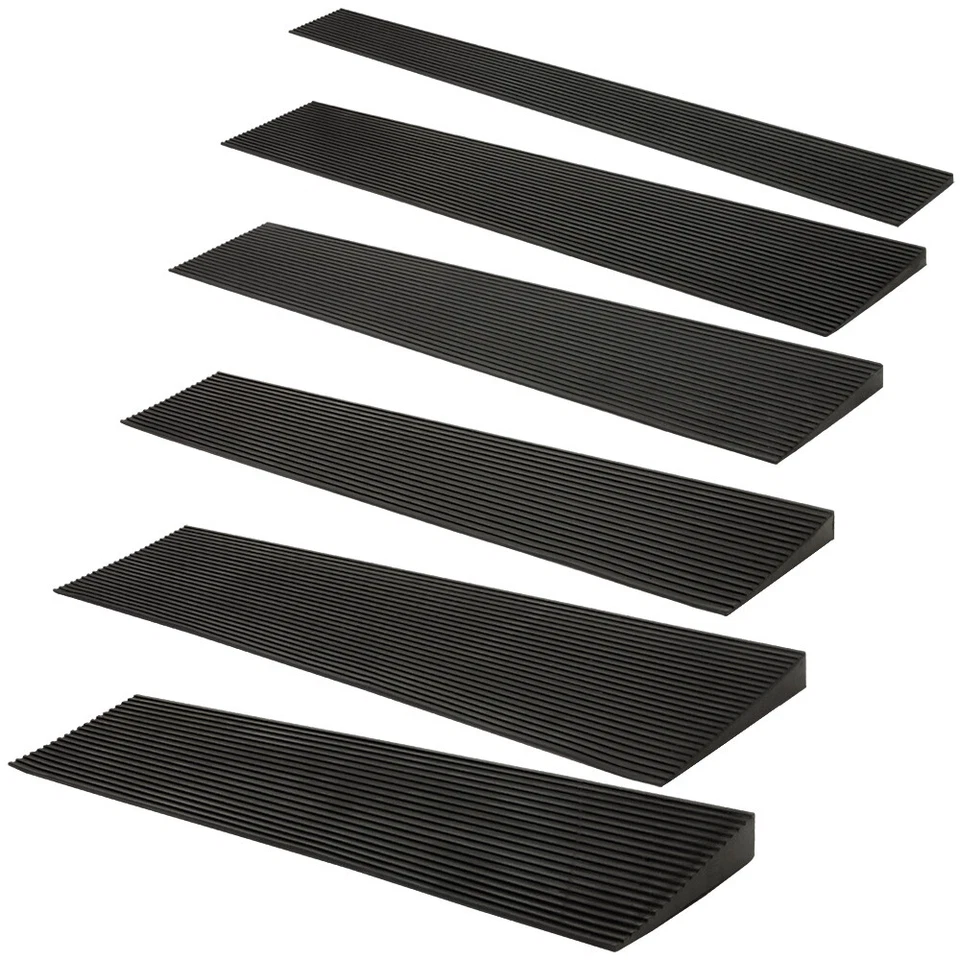 Gummirampe Auffahrrampe Rollstuhl Schwellenrampe Rampe 8 - 45 mm Kingpower - Bild 2 von 4