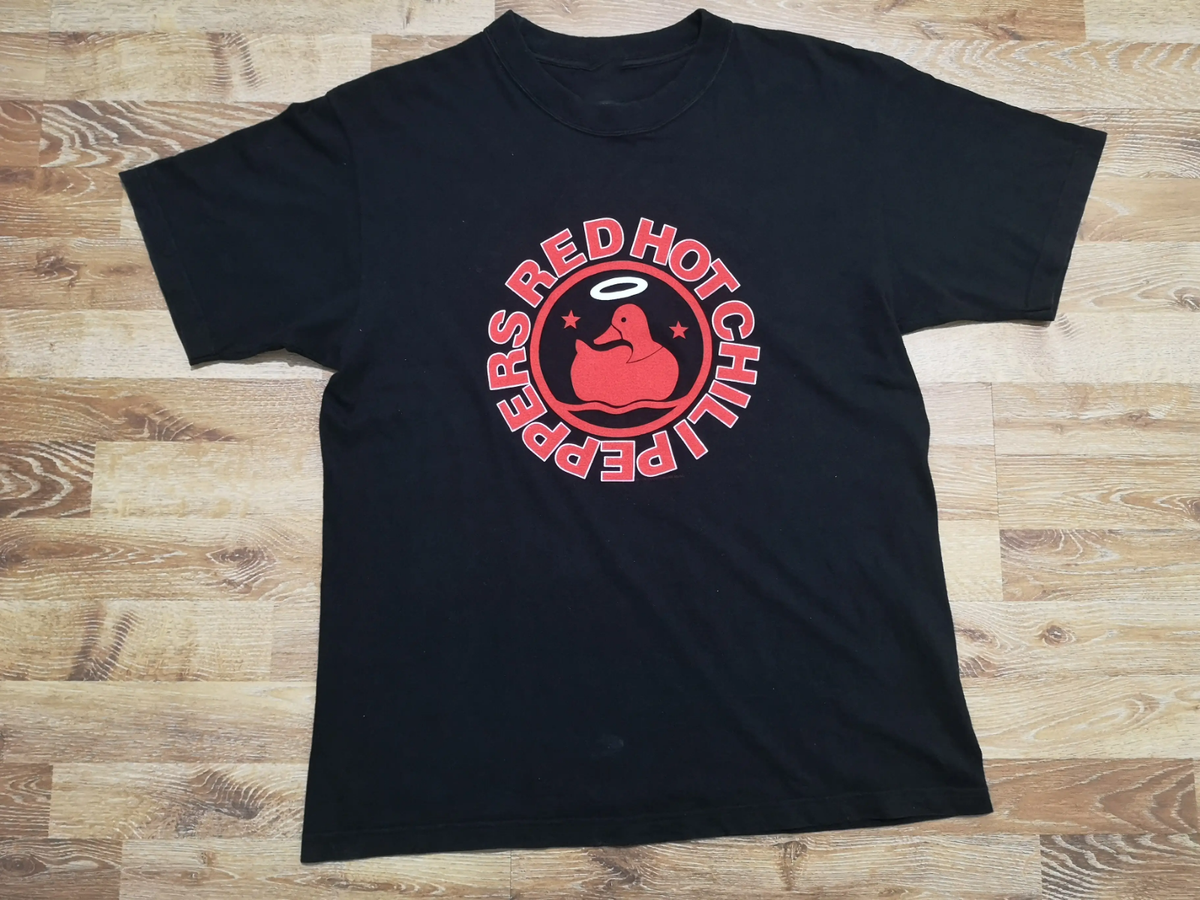 Red Hot Chili Peppers Californication Duck Shirt Black Unisex S