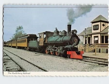Postcard The Huckleberry Railroad  Genesee Recreation Area Flint Michigan