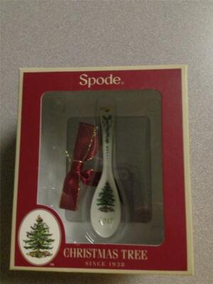 Spode Christmas Tree Holiday Baby Spoon Annual 2014 Ornament New in Box