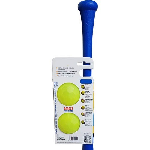 Kunststoff Baseballschläger und zwei Bälle Kombination Brandneu Kostenloser Versand Outdoor Spielzeug - Bild 4 von 5