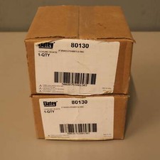 Lot of 2 OATEY 80130 Brass Strainer and Ring,6"