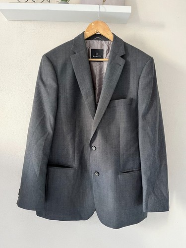 Barutti Gentleman Zweiknopf Sakko Blazer - grau - Gr. S