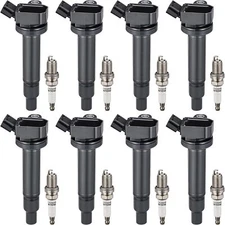 8 Ignition Coil Pack and Spark Plugs UF493 For 2003-2009 Toyota 4Runner 4.7L V8