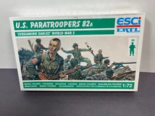 ESCI Ertl US PARATROOPERS 82A Screaming Eagles WWII #209 1:72 Figure Model Kit