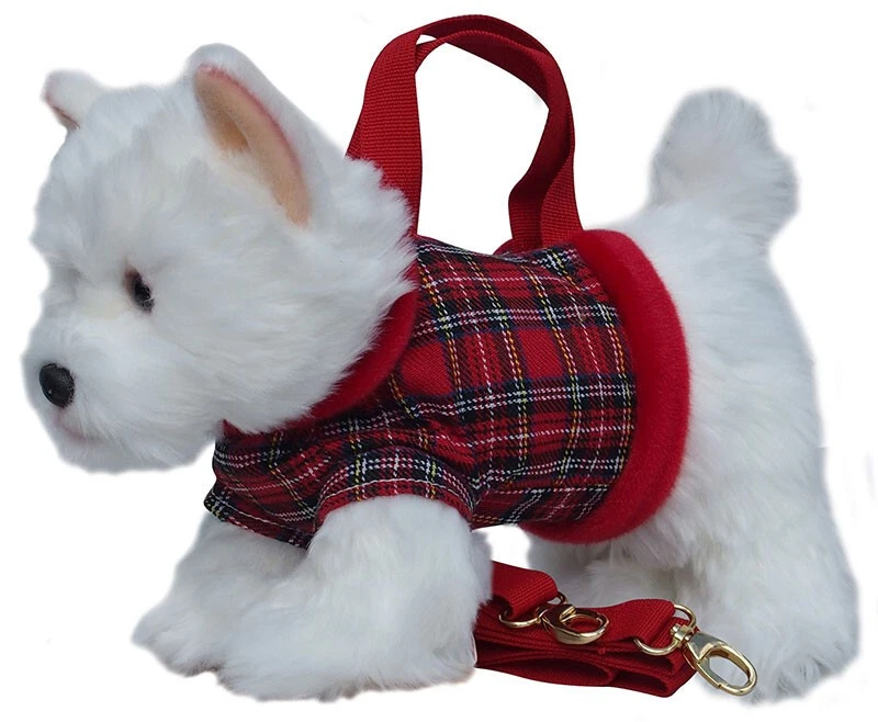FAITHFUL FRIENDS COLLECTABLES VORBESTELLUNG West Highland Terrier Tasche WESTIE Plüschhund Handtasche Neuheit Taschen WESTIES