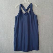 Banana Republic Dress Womens 8 Blue Sleeveless Mini Lined Dress