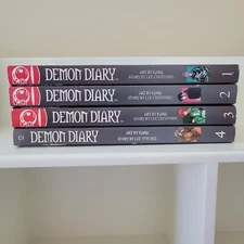 DEMON DIARY Vol #1 - 4 by TOKYOPOP - ART BY KARA / STORY BY LEE CHI HYONG
