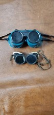 2 PAIRS OF VINTAGE EYE SAFETY GOGGLES, RETRO STEAMPUNK STYLE