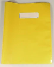 PRL) NOTEBOOK COVERS MAXI A4 YELLOW HUMMINGBIRDS COVER SYSTEM ITALY SET 20 PCS.  