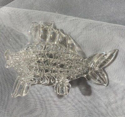 glass Koi Fish art deco ornament