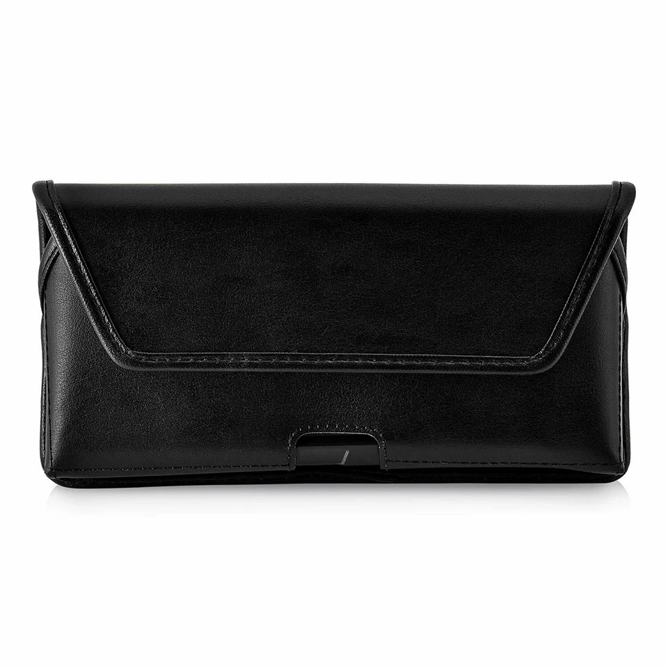  Galaxy S10+ Plus For Leather Rugged,Heavy Duty Horizontal Holster Pouch Case - Image 2 of 4