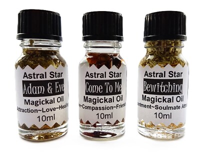 Love Magickal Oils Set - Adam & Eva Come To Me Bewitching Salbungsrituale