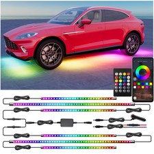 Luces LED Para Exterior De Auto Con Diez Millones De Colores E App Lujo