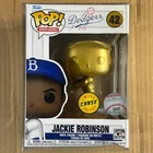 Funko Pop! Jackie Robinson CHASE #42, LA Dodgers, Gold, MLB Baseball