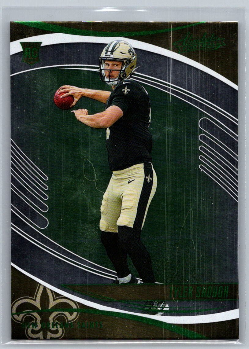 Tyler Shough 194 2025 Panini Absolute RC Green RC New Orleans Saints Card