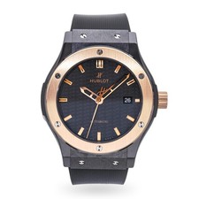 Hublot Classic Fusion Ceramic & 18k Rose Gold Automatic Watch Ref 542.C0.1780.RX