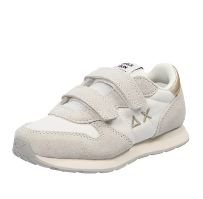 Sun 68 Ally Gold Bianco Taglia 26 Scarpe Bambino Junior Sneakers