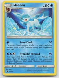 Glaceon SM238 SM Black Star Promo (Non-Holo)