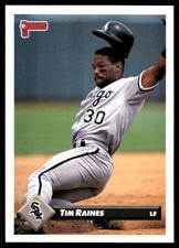 Tim Raines 1993 Donruss #565 White Sox MLB READ FREE SHIPPING AutographDen