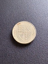 UK 2012 £1 Elizabeth II Royal Shield Of Arms Old Round One Pound Coin