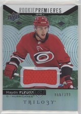 2017 Trilogy Rookie Premieres Level 1 Green Foil Jersey 66/399 Haydn Fleury 7m3