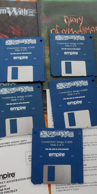 Dreamweb (Empire 1990) Commodore Amiga (5 Disks & Manual) works 16-bit