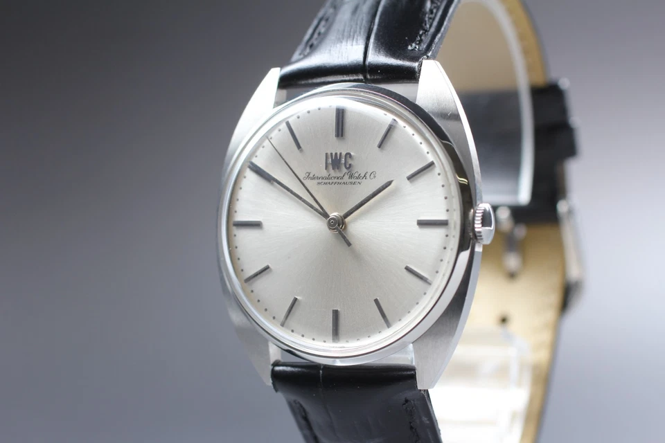 Reloj Manual Hombre Vintage "CASI COMO NUEVO+++" IWC Schaffhausen Plateado De JAPÓN Foto 2 de 4