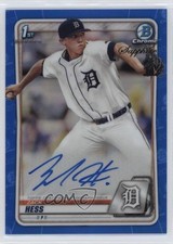 2020 Bowman Chrome Sapphire Edition Prospect Auto Zack Hess #BSPA-ZH Auto 16s2