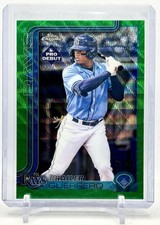 2025 Topps Pro Debut Chrome Brailer Guerrero #PDC-164 Green Wave /99 TB Rays