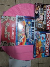 Complete Board Games- Monopoly Cheaters + Space Edition, Scrabble, & Battleship!