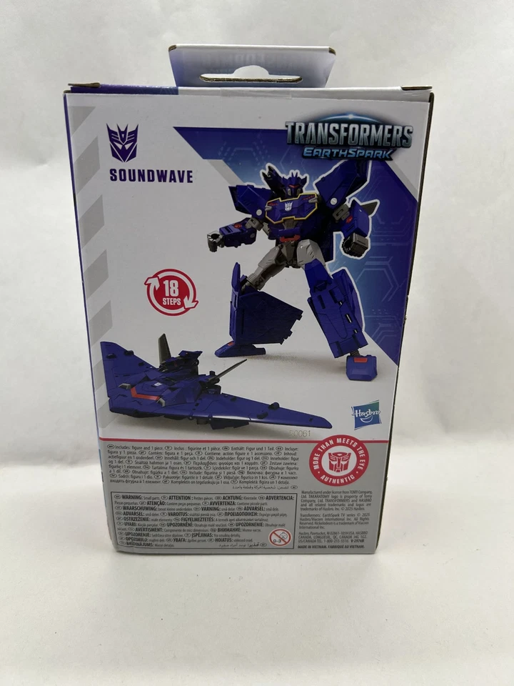 Transformers Earthspark Soundwave Deluxe Class Hasbro VHTF - Image 2 of 3