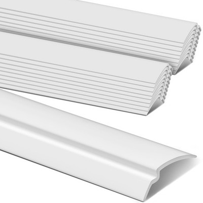 20 Pack 36'' Window Glazing White Snap in Vinyl Window Frame Glazing Bead Seal...
