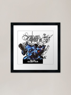 MS-18E KAMPFER Gerahmter Kunstdruck Gerahmtes Wandbild Poster Leinwanddruck Bild