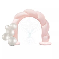 MINNIDIP ARCH PLAY SPRINKLER BLUSH TWIST INFLATABLE PVC WATER TOY - PINK