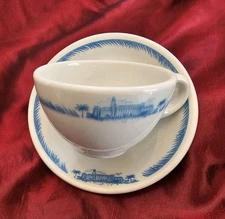 Vinoy Park Hotel St Petersburg Florida Dining Room Cup & Saucer Sterling China 