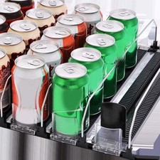 Scaffale porta lattine birra gestore bevande spingi supermercato espositore non