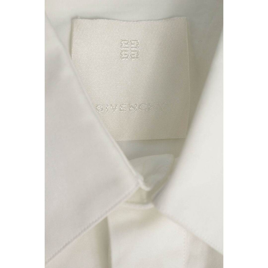 Givenchy BM60QJ109F Reverse Logo Print Poplin Long Sleeve Shirt Mens 39 Used d4b thumbnail 4